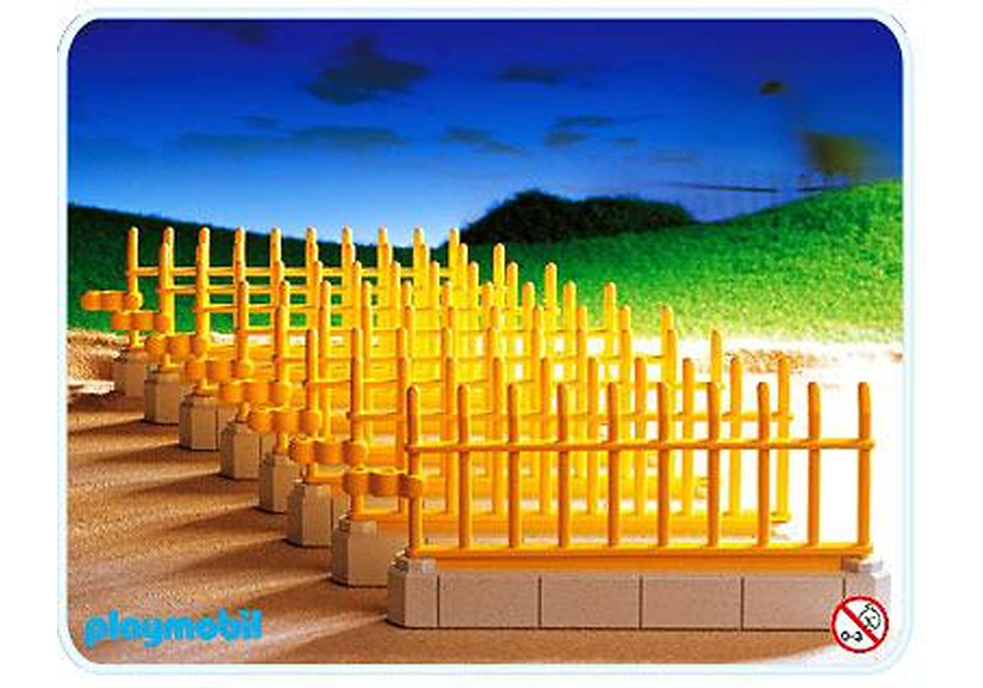 Playmobil 3252 Zoo Omheining Dierentuin Hekwerk
