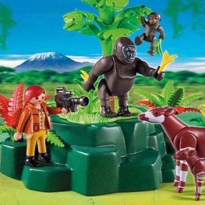 Playmobil 5415, 5273 Gorilla`s en okapi`s