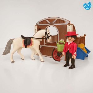 Playmobil 5521 Andalusier met paardenbox
