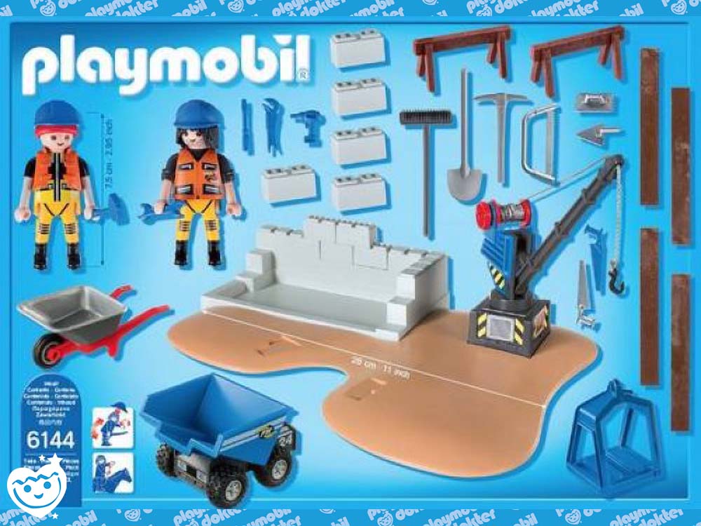 Playmobil 6144 Superset Bouwterrein