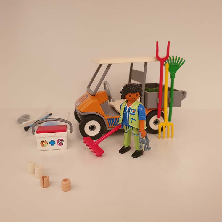 Playmobil 6636 Dierenverzorger Met Materiaal