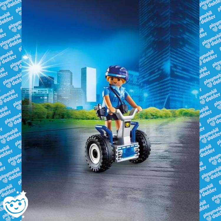 Playmobil 6877 Politieagente Met Balans Racer