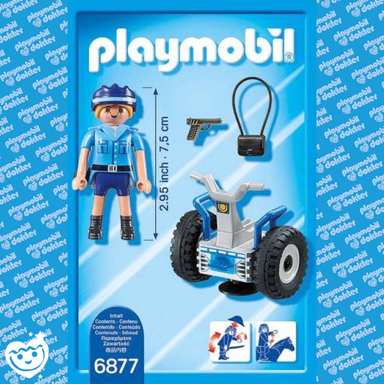 Playmobil 6877 Politieagente Met Balans Racer