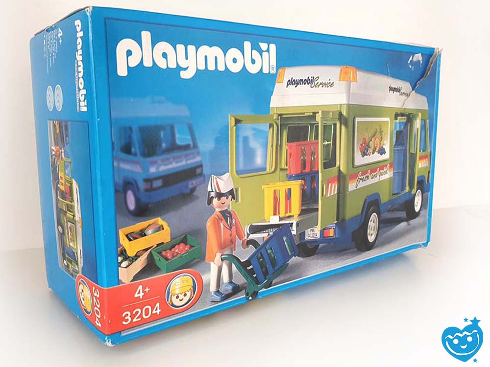 Playmobil 3204 Supermarkt bezorgservice bus incl Doos