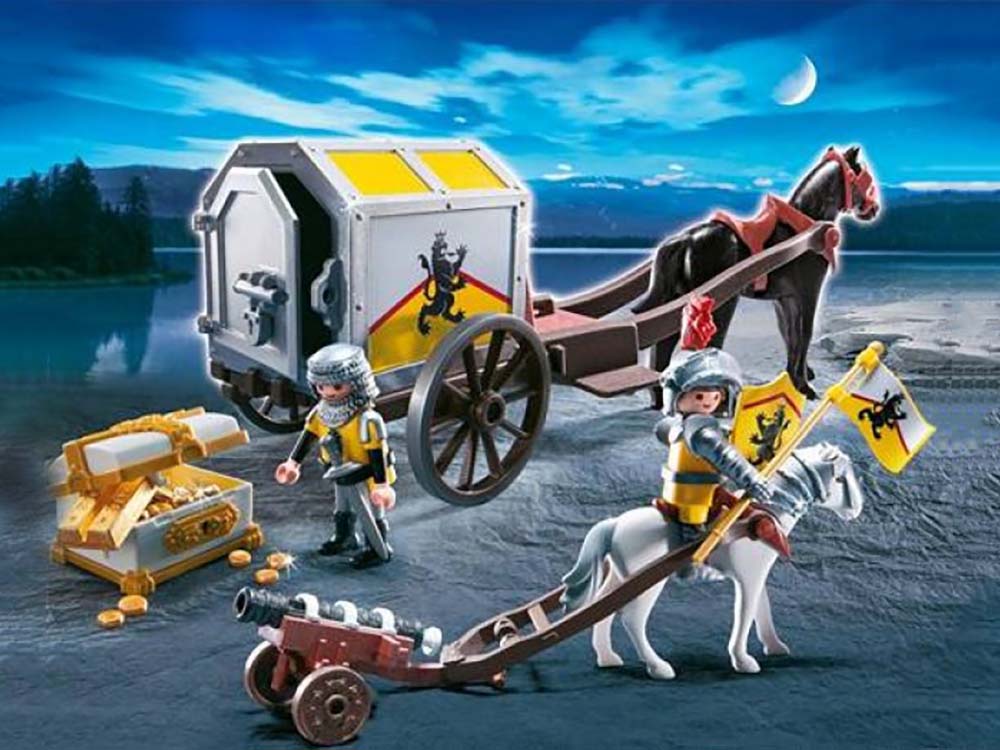 Playmobil 4874 Ridders Met Goudtransport - Afbeelding 5