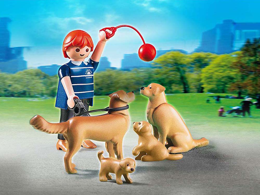 Playmobil 5209 Man met Labrador Familie