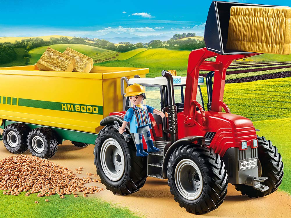 Playmobil 70131 Trekker met aanhanger