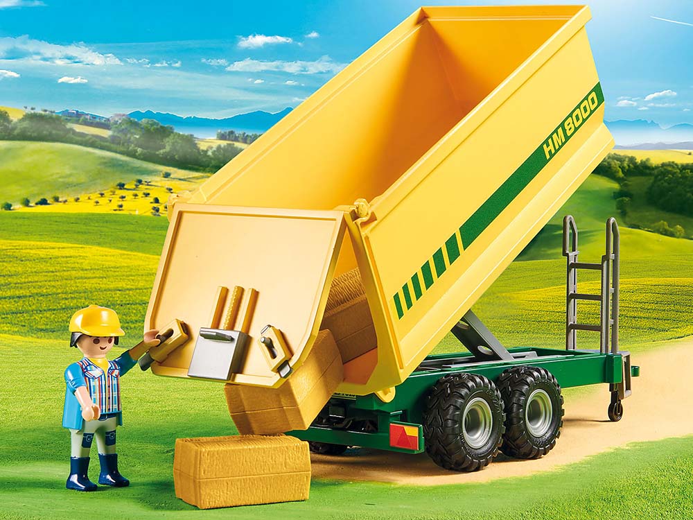 Playmobil 70131 Trekker met aanhanger