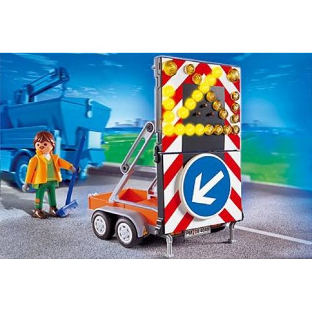 Playmobil 4049 Wegsignalisatie met LED-verlichting
