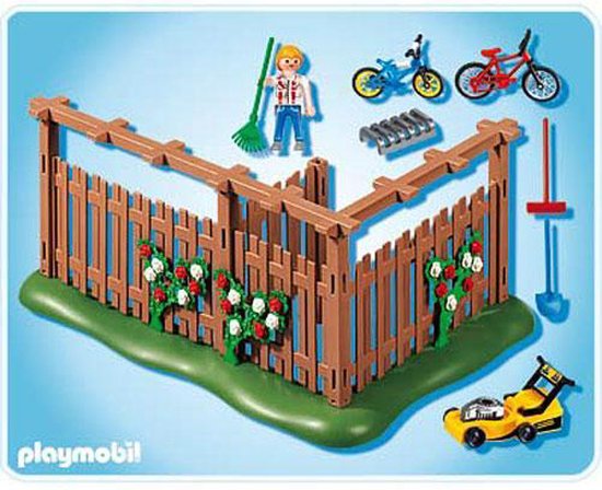 Playmobil 4280 Opbergplaats fietsen en heggeschaar
