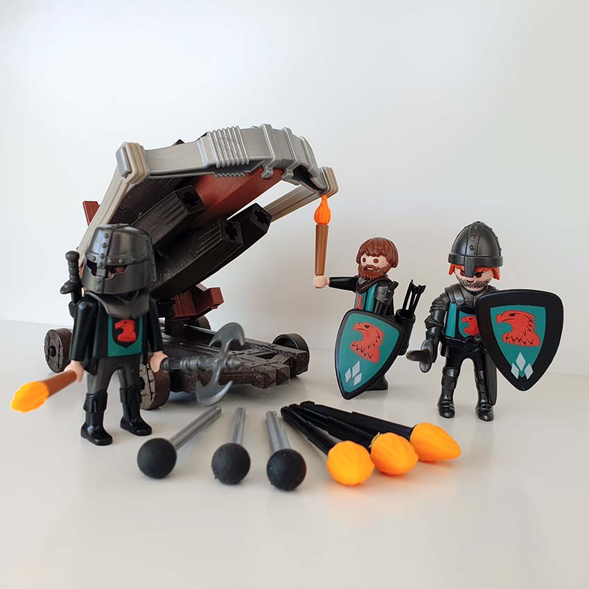 Playmobil 4868 Zesvoudige Ballista met Valkenridders - Afbeelding 4