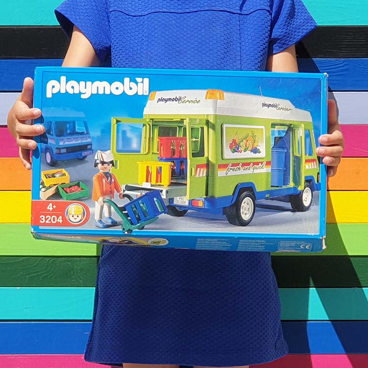 Playmobil 3204 Supermarkt bezorgservice bus incl Doos