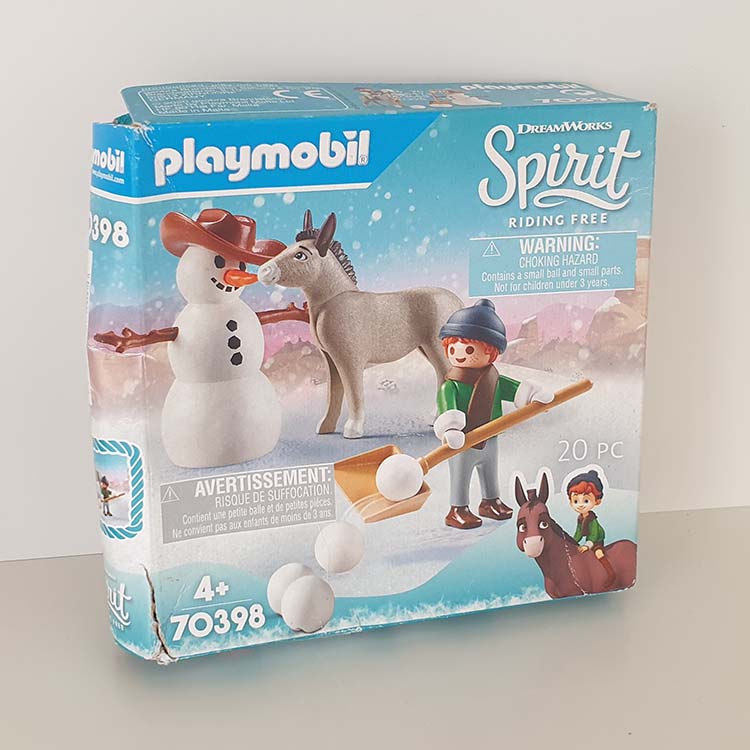 Playmobil 70398 Spirit Winter Sneeuwpret met Snips en Meneer Carrots