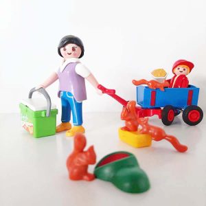 Playmobil 4467 Bezoekers met bolderwagen