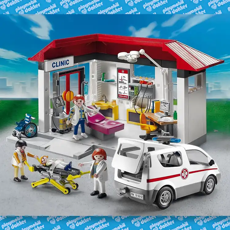 Playmobil 5012 Spoedarts met Ambulance en Clinic