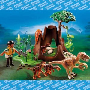 Playmobil 5233 Deinonychus En Velociraptor Familie