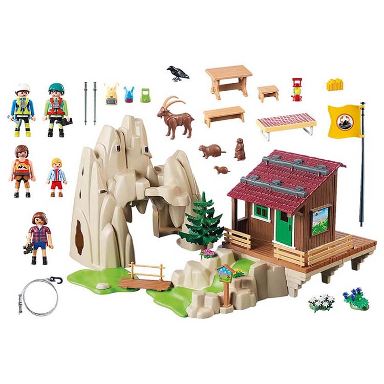 Playmobil 9126 Bergbeklimmers met berghut