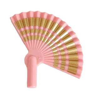 Waaier Prinsses Roze/ Goud