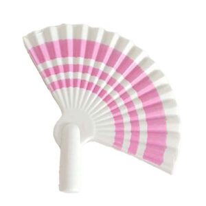 Waaier Prinsses Wit/ Roze