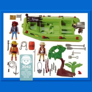 Playmobil 3042 Rubberboot met stropers