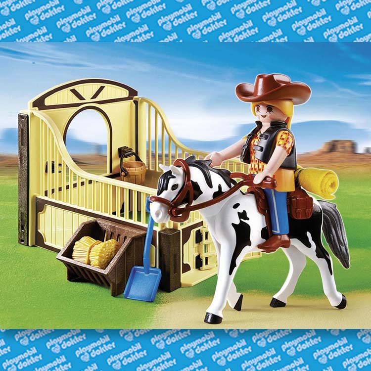 Playmobil 5516 Tinker met paardenbox
