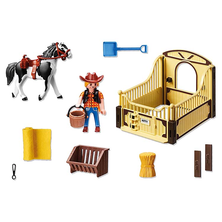 Playmobil 5516 Tinker met paardenbox