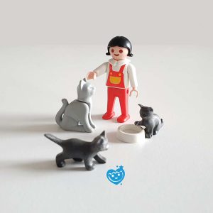 Playmobil 4605 Meisje Met Poezen