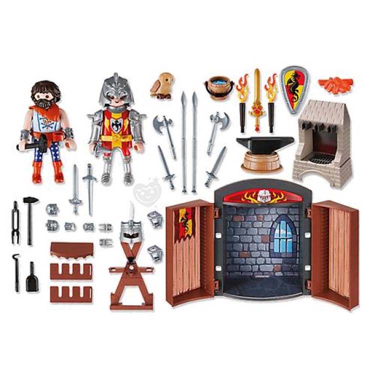 Playmobil Aangepaste Speelbox Ridder Wapensmid