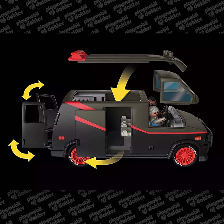 Playmobil 70750 The A-Team Bus – Incl. Doos SpiksplinterNieuw