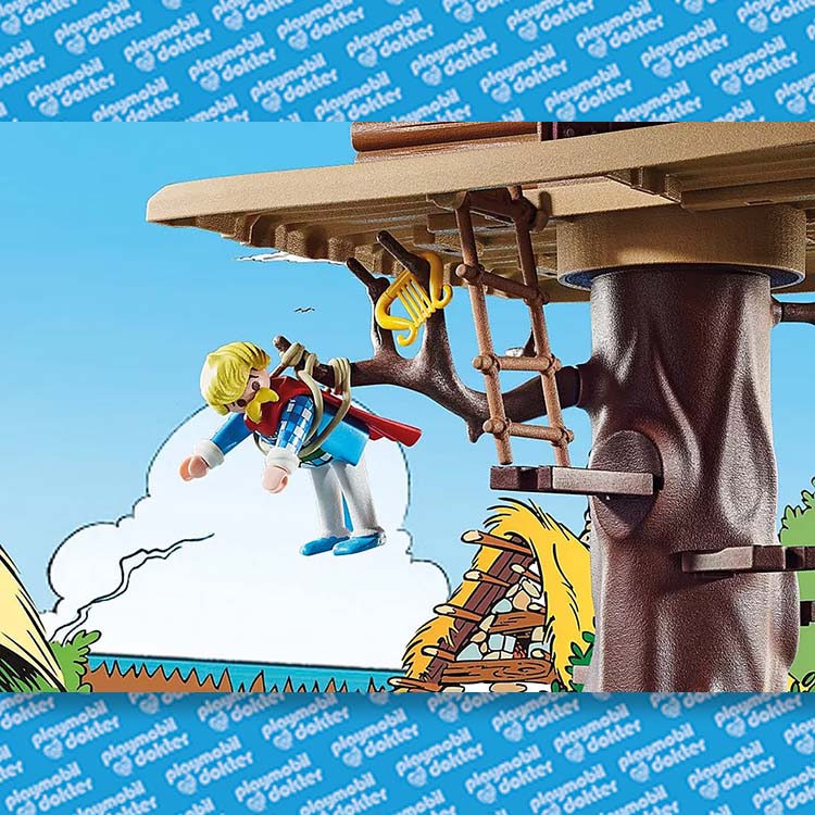 Playmobil 71016 Astérix: Kakofonix Met Boomhut