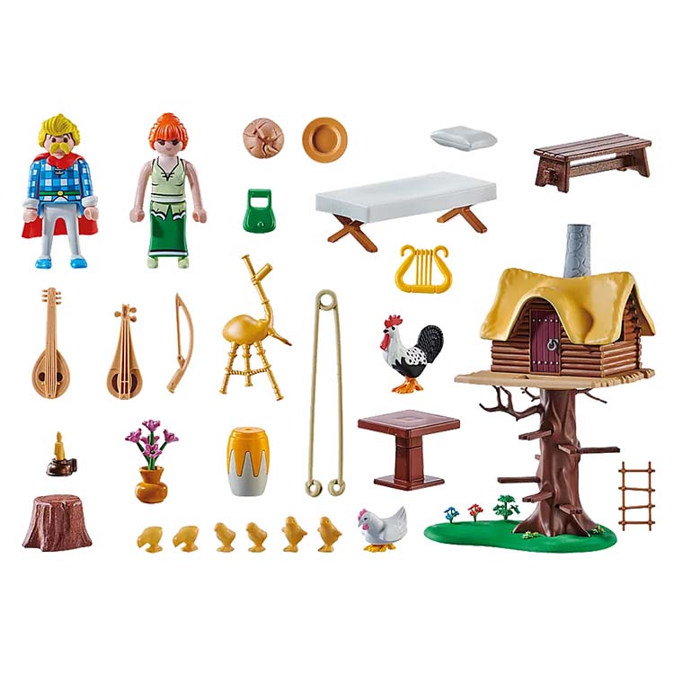 Playmobil 71016 Astérix: Kakofonix Met Boomhut