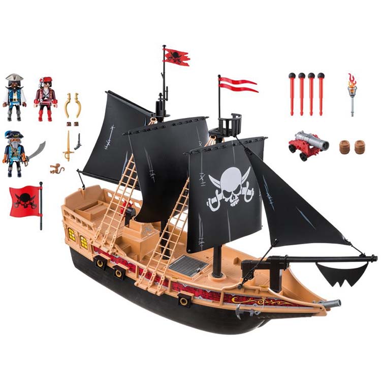 Playmobil 6678 Piraten aanvalsschip