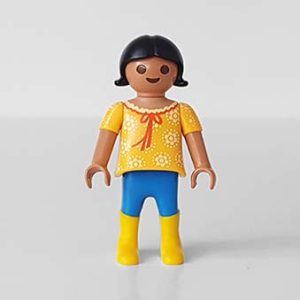 Playmobil Kind Meisje Broek lang Blauw – Krachtige Billie