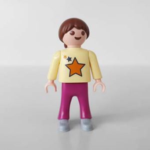 Playmobil Kind Meisje Broek lang Rood Paars – Betoverende Emma