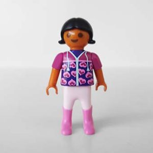 Playmobil Kind Meisje Broek lang Rood Paars – Vriendelijke Sophie