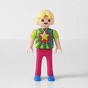 Playmobil Kind Meisje Broek lang Rood Paars – Zachtaardige Emilia