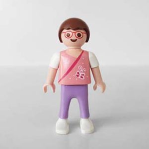 Playmobil Kind Meisje Broek lang Rood Paars – Blije Lina