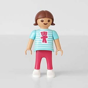 Playmobil Kind Meisje Broek lang Rood Paars – Knappe Anna