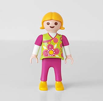 Playmobil Kind Meisje Broek lang Rood Paars – Macho Noé