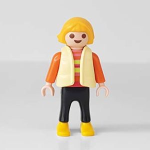 Playmobil Kind Meisje Broek lang Grijs Kaki Bruin – Avontuurlijke Grace