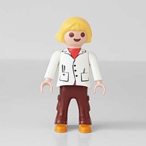 Playmobil Kind Meisje Broek lang Grijs Kaki Bruin – Zelfverzekerde Amelia