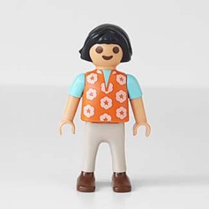 Playmobil Kind Meisje Broek lang Grijs Kaki Bruin – Energieke Harper