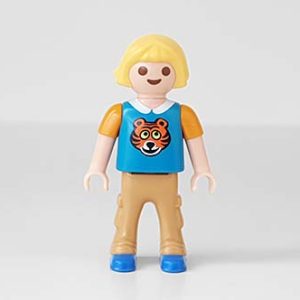 Playmobil Kind Meisje Broek lang Grijs Kaki Bruin – Positieve Ruby