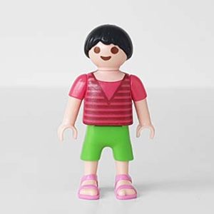 Playmobil Kind Meisje Broek Kort Groen – Zorgzame Ava