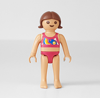 Playmobil Kind Meisje Badpak, Broek kort Geel, Groen – Pittige Milou