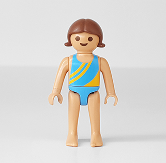 Playmobil Kind Meisje Badpak, Broek kort Geel, Groen – Vrolijke Esmee