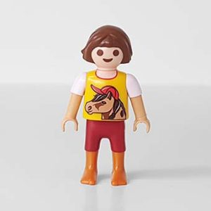 Playmobil Kind Meisje Korte Broek Rood Paars – Vlotte Sarah