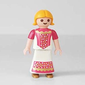 Playmobil Kind Meisje in Jurk, Konijnen – Pittige Fien