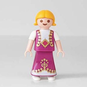 Playmobil Kind Meisje in Jurk, Konijnen – Vrolijke Isa