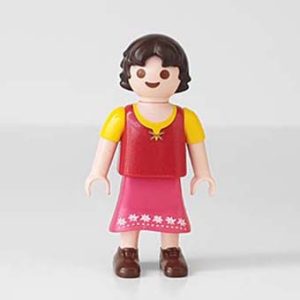 Playmobil Kind Meisje in Jurk, Konijnen – Wandelaar Heidi